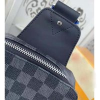 Louis Vuitton LV Men Avenue Sling Bag in Damier Graphite Canvas-Grey (1)