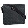 Louis Vuitton LV Men District MM Bag in Monogramme Eclipse Canvas-Grey