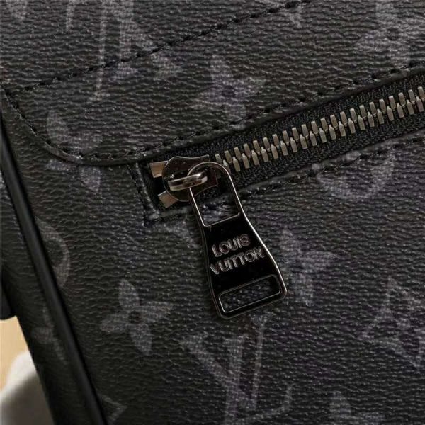 Louis Vuitton LV Men District MM Bag in Monogramme Eclipse Canvas-Grey (2)