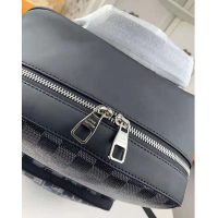 Louis Vuitton LV Men Josh Backpack Bag in Damier Graphite Coated Canvas-Grey (6)