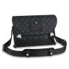 Louis Vuitton LV Men Messenger PM Voyager Bag in Monogram Eclipse Canvas-Black