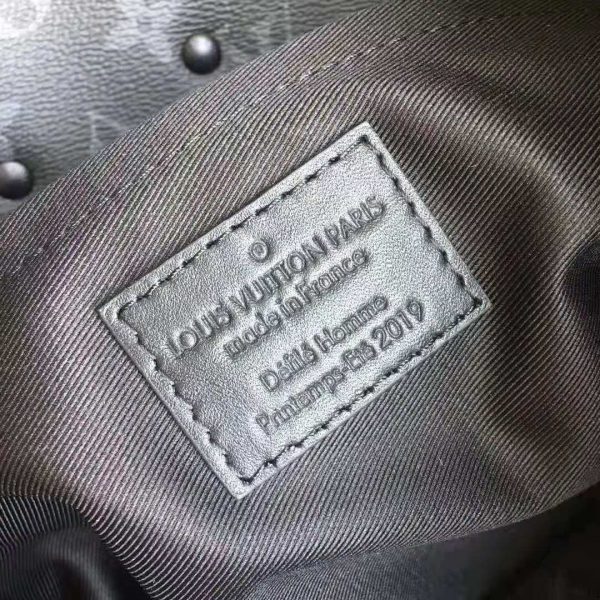 Louis Vuitton LV Men Steamer PM Bag in Monogram Eclipse Coated Canvas-Black (7)