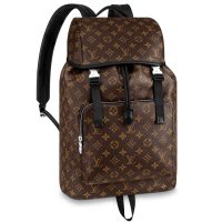 Louis Vuitton LV Men Zack Backpack in Coated Canvas-Brown (9)