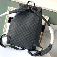 Louis Vuitton LV Unisex Christopher PM Backpack in Damier Graphite Canvas-Grey (1)