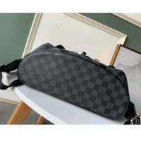 Louis Vuitton LV Unisex Christopher PM Backpack in Damier Graphite Canvas-Grey (1)