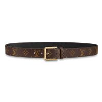 Louis Vuitton LV Unisex Daily LV 30mm Belt in Monogram Canvas-Brown (1)