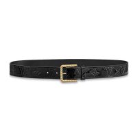 Louis Vuitton LV Unisex Daily LV 30mm Belt in Monogram Vernis Calf Leather-Black (1)