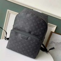 Louis Vuitton LV Unisex Discovery Backpack PM in Supple Monogram Eclipse Coated Canvas (1)