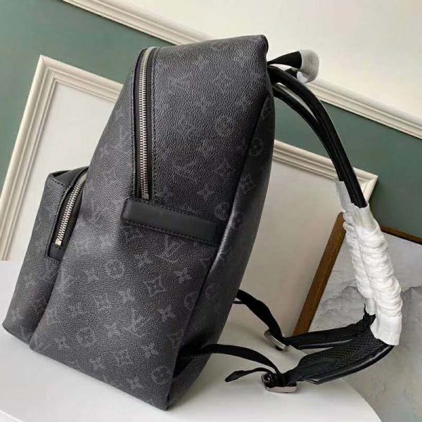 Louis Vuitton LV Unisex Discovery Backpack PM in Supple Monogram Eclipse Coated Canvas (3)