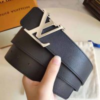 Louis Vuitton LV Unisex LV Initiales 40mm Reversible Belt-Black (1)