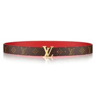 Louis Vuitton LV Unisex LV Initials Buckle 30mm Reversible Belt in Monogram Canvas Leather (1)