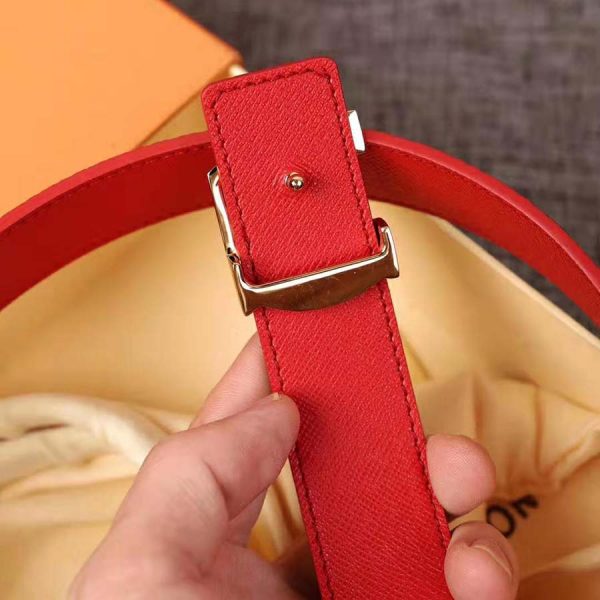 Louis Vuitton LV Unisex LV Initials Buckle 30mm Reversible Belt in Monogram Canvas Leather (7)