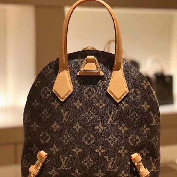Louis Vuitton LV Unisex LV Moon Backpack in Monogram Canvas-Brown (4)