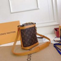 Louis Vuitton LV Unisex Milk Box Bag in Monogram Coated Canvas and Natural Leather (1)