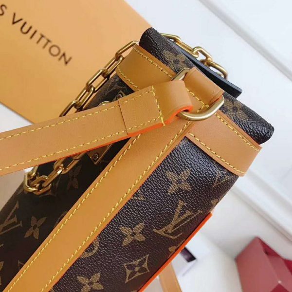 Louis Vuitton LV Unisex Milk Box Bag in Monogram Coated Canvas and Natural Leather (13)