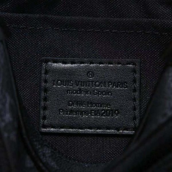 Louis Vuitton LV Unisex Mini Soft Trunk Bag in Monogram Eclipse Canvas and Chain (10)