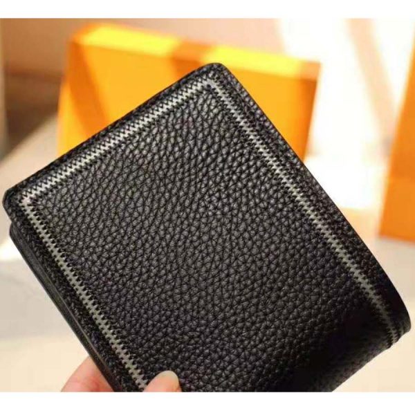 Louis Vuitton LV Unisex Multiple Wallet in Taurillon Leather-Black (5)