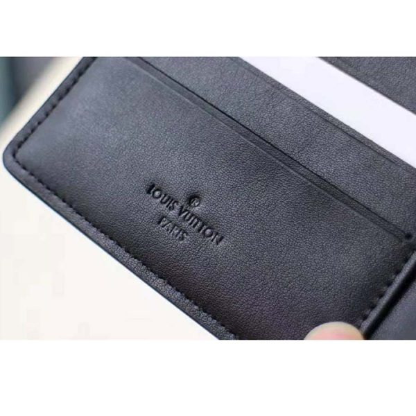 Louis Vuitton LV Unisex Multiple Wallet in Taurillon Leather-Black (8)
