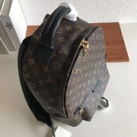 Louis Vuitton LV Unisex Palm Springs MM Backpack in Monogram Coated Canvas-Brown (1)