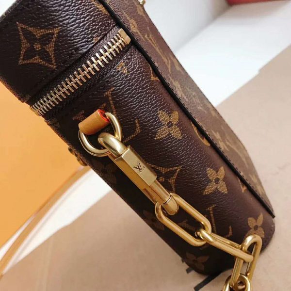 Louis Vuitton LV Unisex Phone Box Bag in Monogram Coated Canvas-Brown (11)