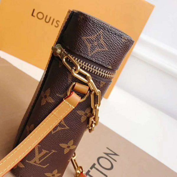 Louis Vuitton LV Unisex Phone Box Bag in Monogram Coated Canvas-Brown (8)