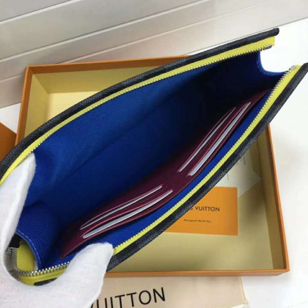 Louis Vuitton LV Unisex Pochette Voyage MM Bag in Epi Leather (10)