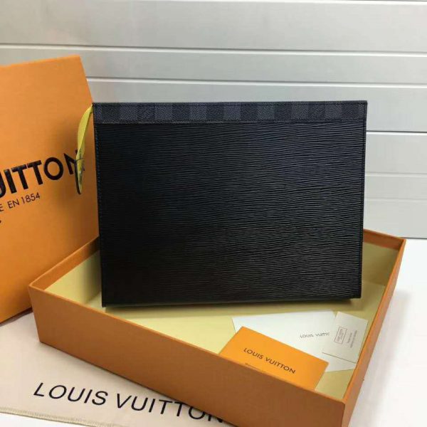Louis Vuitton LV Unisex Pochette Voyage MM Bag in Epi Leather (3)