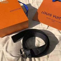 Louis Vuitton LV Unisex Signature Extra Long 35mm Belt-Grey (9)