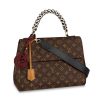 Louis Vuitton LV Women Cluny MM Handbag in Monogram Canvas-Brown