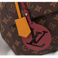 Louis Vuitton LV Women Cluny MM Handbag in Monogram Canvas-Brown (1)