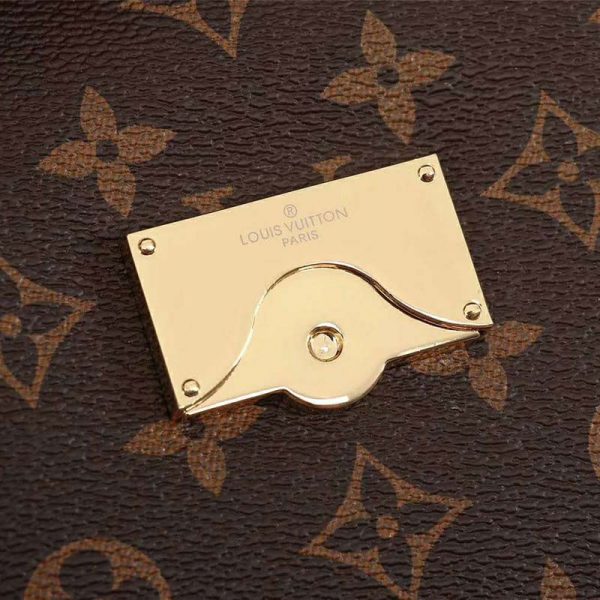 Louis Vuitton LV Women Cluny MM Handbag in Monogram Canvas-Brown (8)