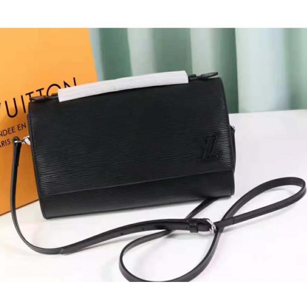 Louis Vuitton LV Women Cléry Pochette Bag in Epi Grained Cowhide Leather-Black (3)