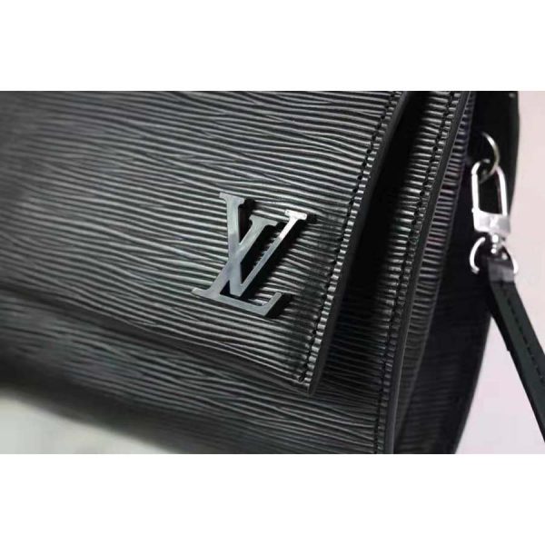 Louis Vuitton LV Women Cléry Pochette Bag in Epi Grained Cowhide Leather-Black (7)