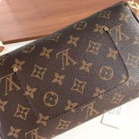 Louis Vuitton LV Women Favorite MM Clutch in Monogram Coated Canvas-Brown (3)