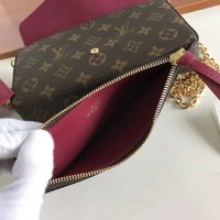 Louis Vuitton LV Women Félicie Pochette Bag in Monogram Canvas-Brown (1)