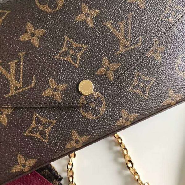 Louis Vuitton LV Women Félicie Pochette Bag in Monogram Canvas-Brown (8)