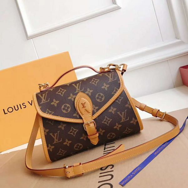 Louis Vuitton LV Women LV Ivy Bag in Monogram Coated Canvas-Brown (6)