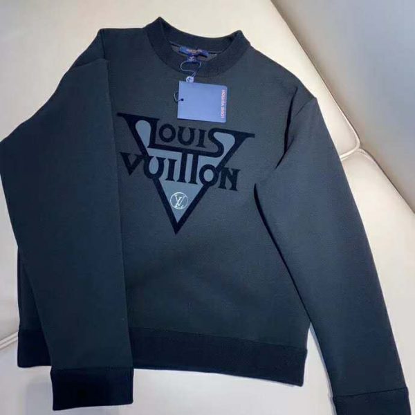 Louis Vuitton LV Women LV Midnight Sweatshirt in Cotton Jersey-Black (2)