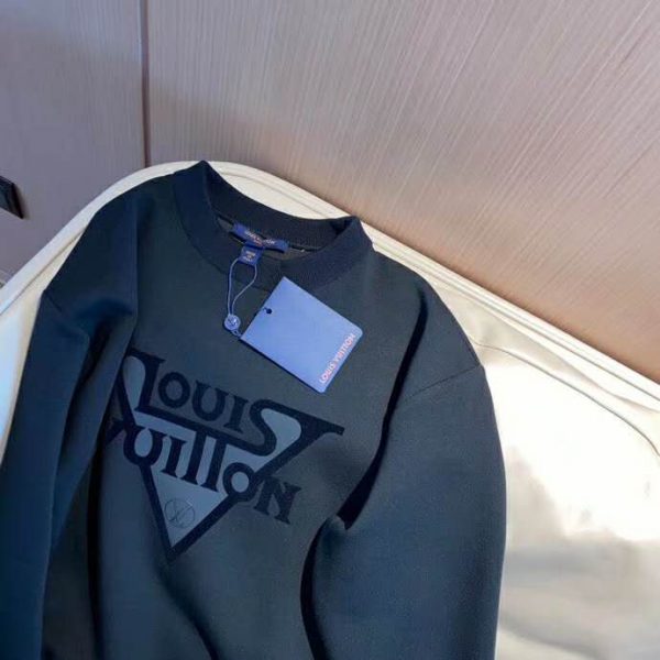 Louis Vuitton LV Women LV Midnight Sweatshirt in Cotton Jersey-Black (4)