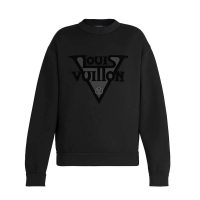 Louis Vuitton LV Women LV Midnight Sweatshirt in Cotton Jersey-Black (7)