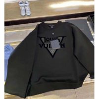 Louis Vuitton LV Women LV Midnight Sweatshirt in Cotton Jersey-Black (7)