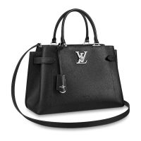 Louis Vuitton LV Women Lockme Day Tote Bag in Grained Calf Leather-Beige (2)