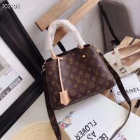 Louis Vuitton LV Women Montaigne BB Bag in Iconic Monogram Canvas-Brown (1)