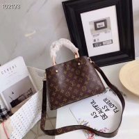 Louis Vuitton LV Women Montaigne BB Bag in Iconic Monogram Canvas-Brown (1)