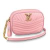 Louis Vuitton LV Women New Wave Camera Bag in Quilted Calf Leather-Pink