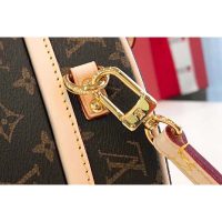 Louis Vuitton LV Women Petite Boite Chapeau in Coated Monogram Canvas-Brown (1)