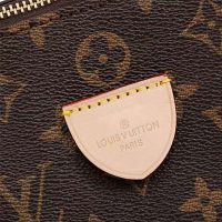 Louis Vuitton LV Women Rivoli MM Handbag in Monogram Coated Canvas-Brown (10)