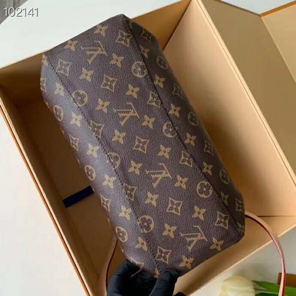 Louis Vuitton LV Women Rivoli PM Handbag in Monogram Coated Canvas-Brown (3)