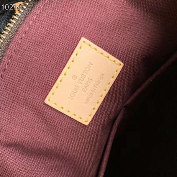 Louis Vuitton LV Women Rivoli PM Handbag in Monogram Coated Canvas-Brown (5)