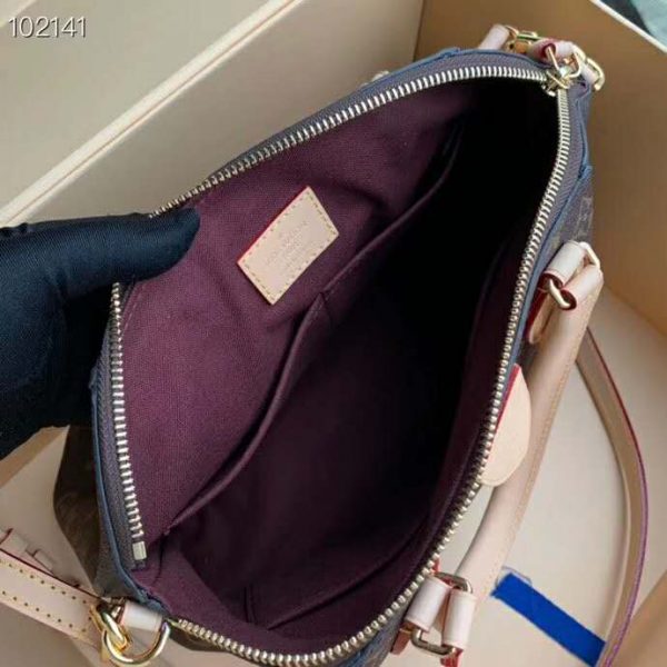 Louis Vuitton LV Women Rivoli PM Handbag in Monogram Coated Canvas-Brown (6)